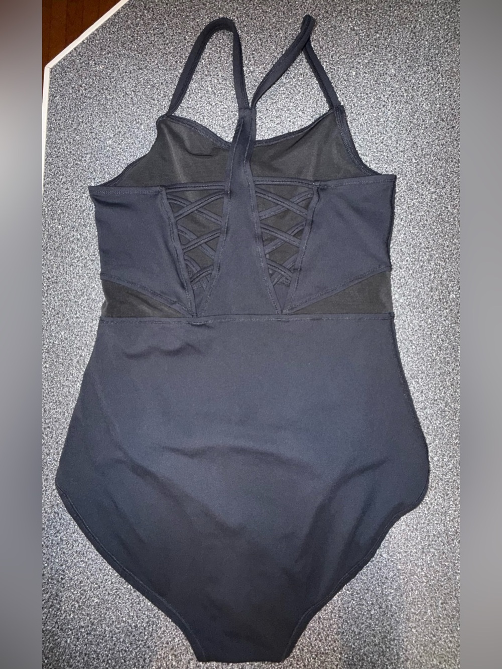 Ivy Sky Black Dance Leotard Size Adult Large - Picture 2 of 9
